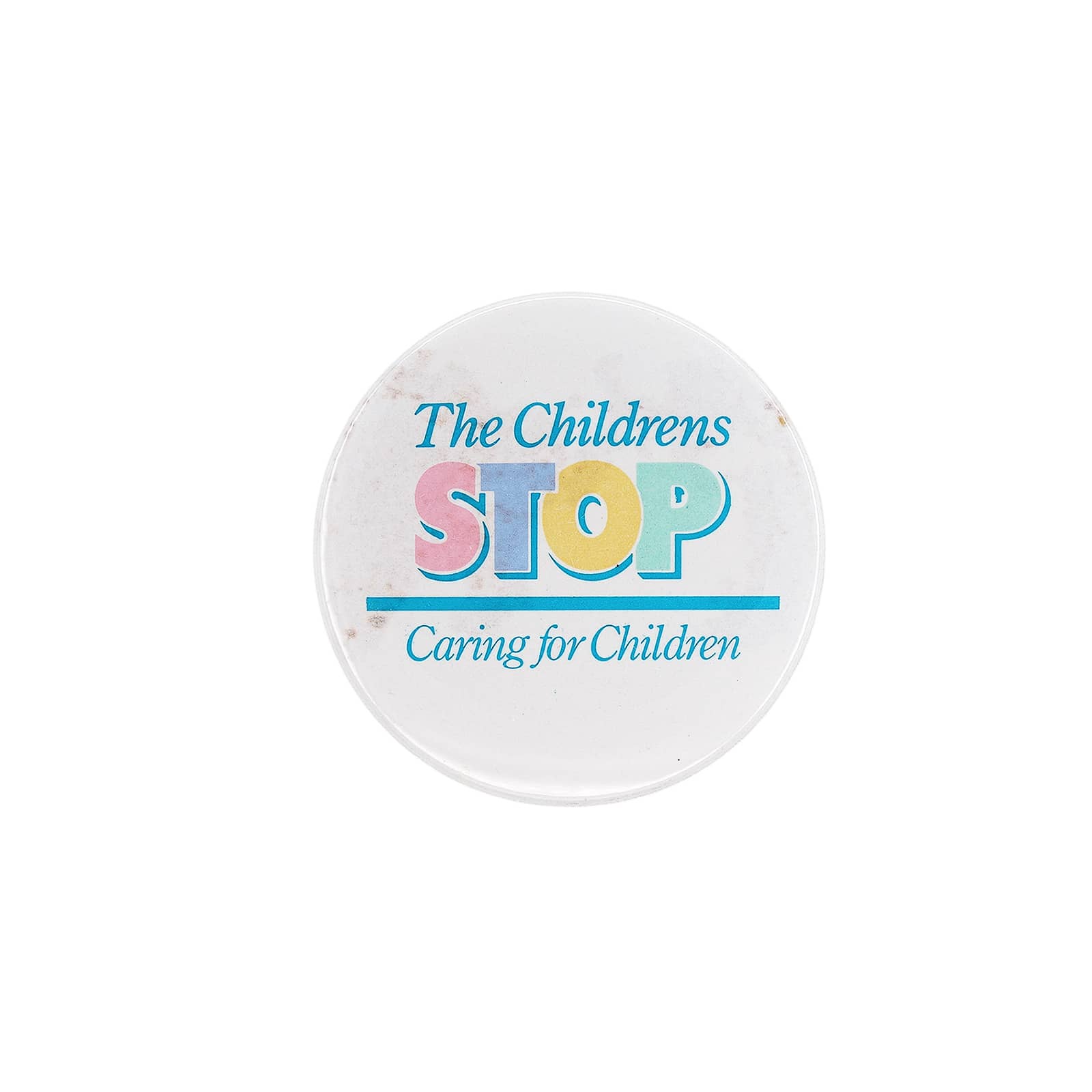 The Childrens STOP Caring for Children 缶バッジ バッチ