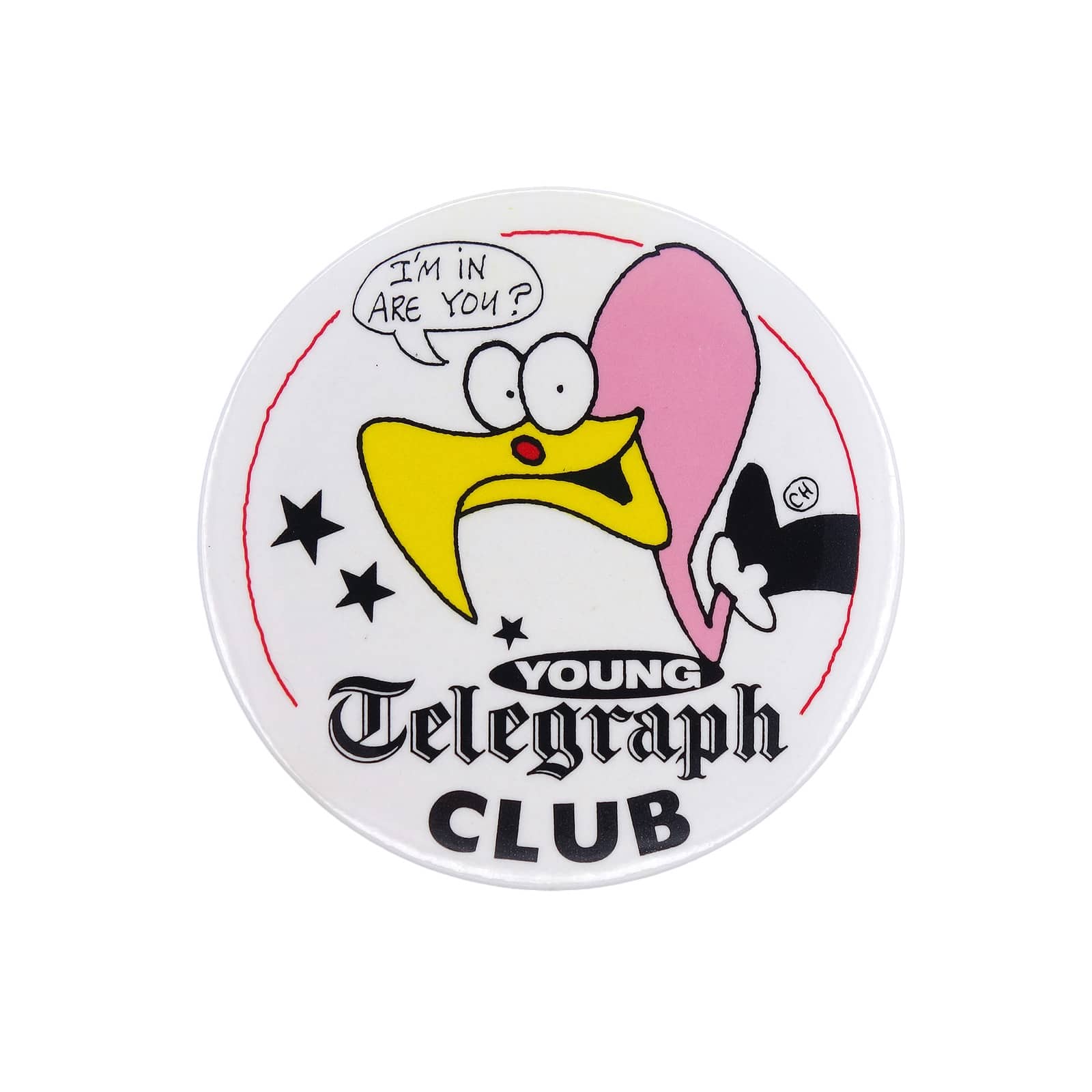 YOUNG Telegraph CLUB 読者クラブ 缶バッジ バッチ