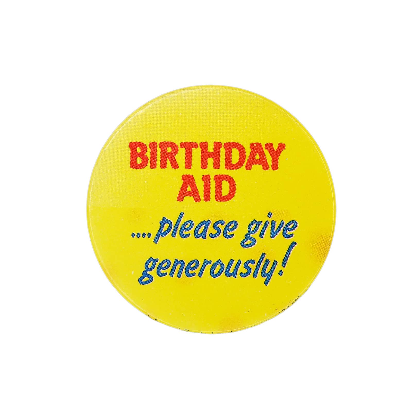 BIRTHDAY AID 缶バッジ バッチ