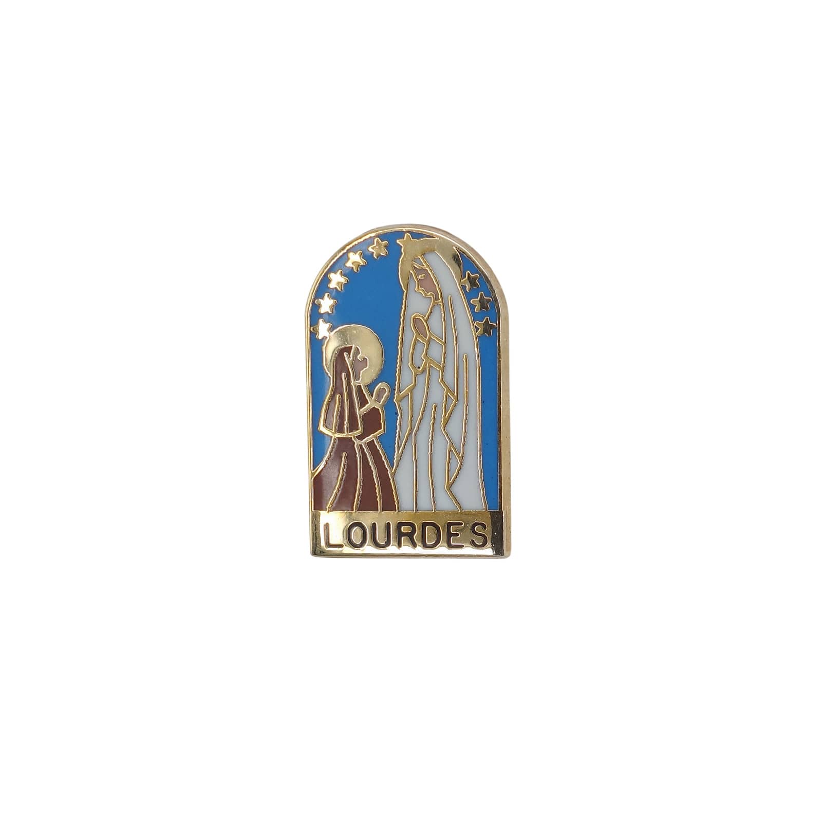 LOURDES ルルド 聖母マリアとベルナデッタ ピンズ
