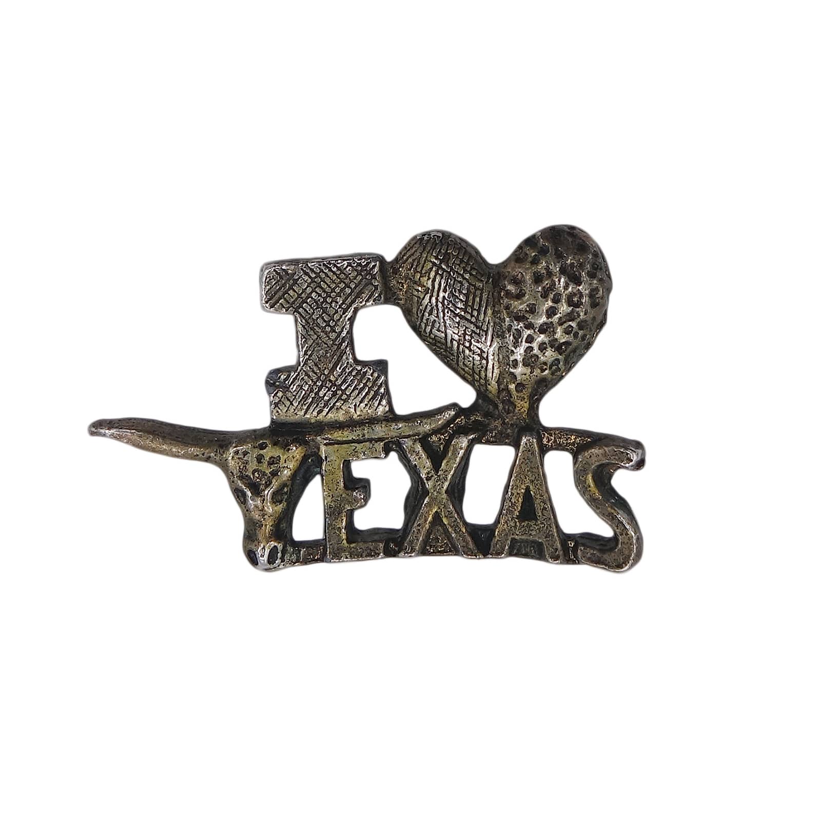 I LOVE TEXAS ピンズ テキサス州 ロングホーン