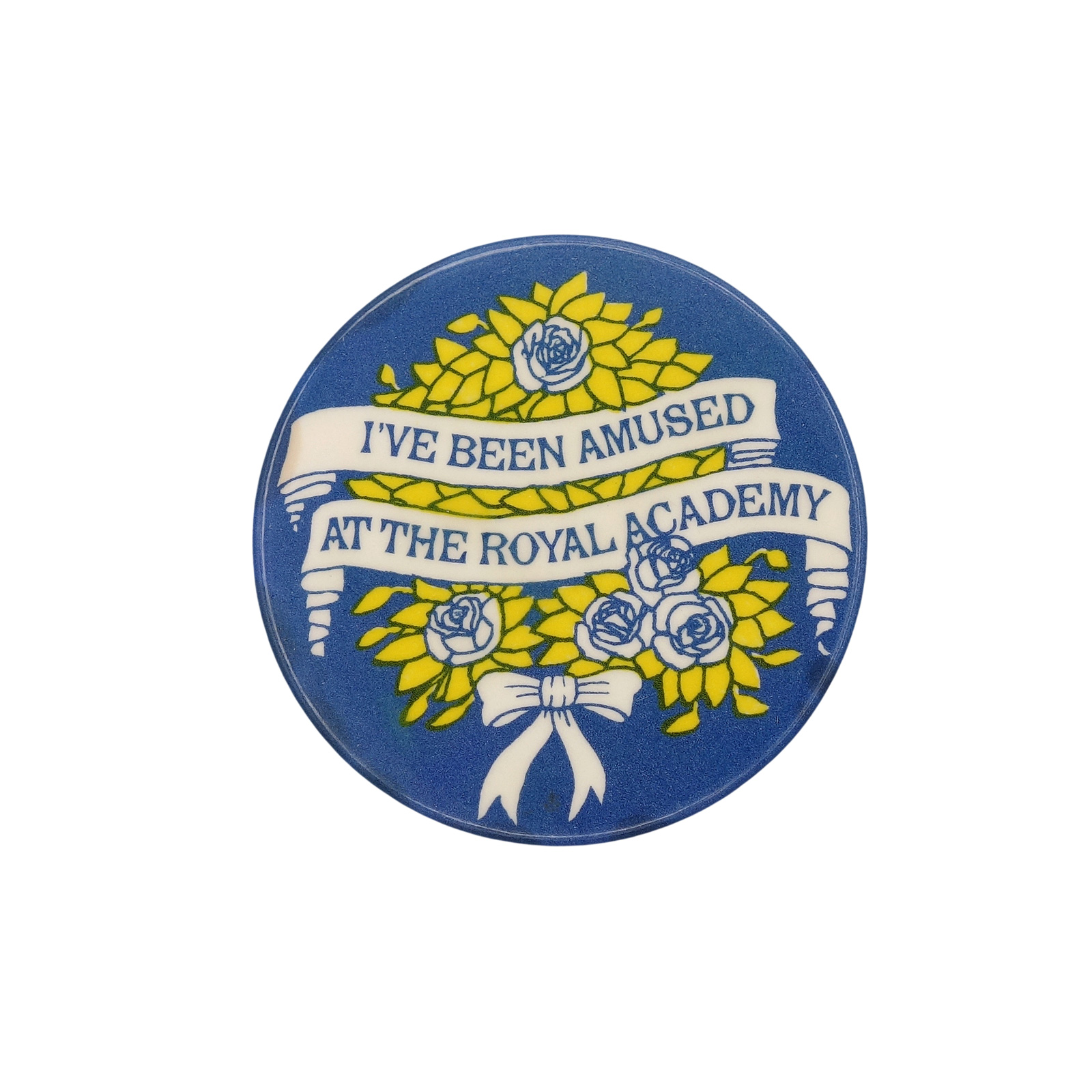 I'VE BEEN AMUSED AT THE ROYAL ACADEMY 缶バッジ バッチ