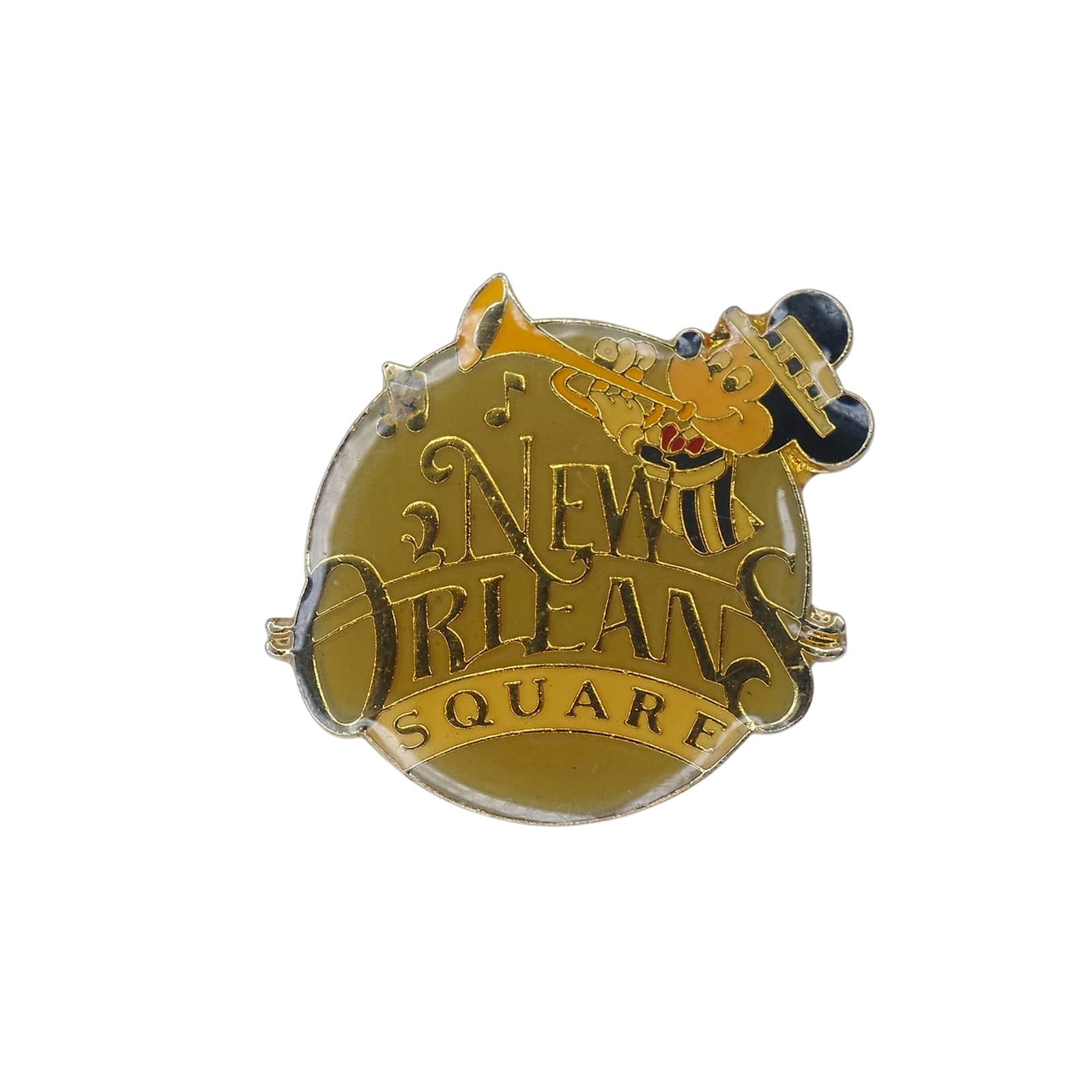 Disney ミッキーマウス NEW ORLEANS SQUARE ピンバッジ 80'sディズニー