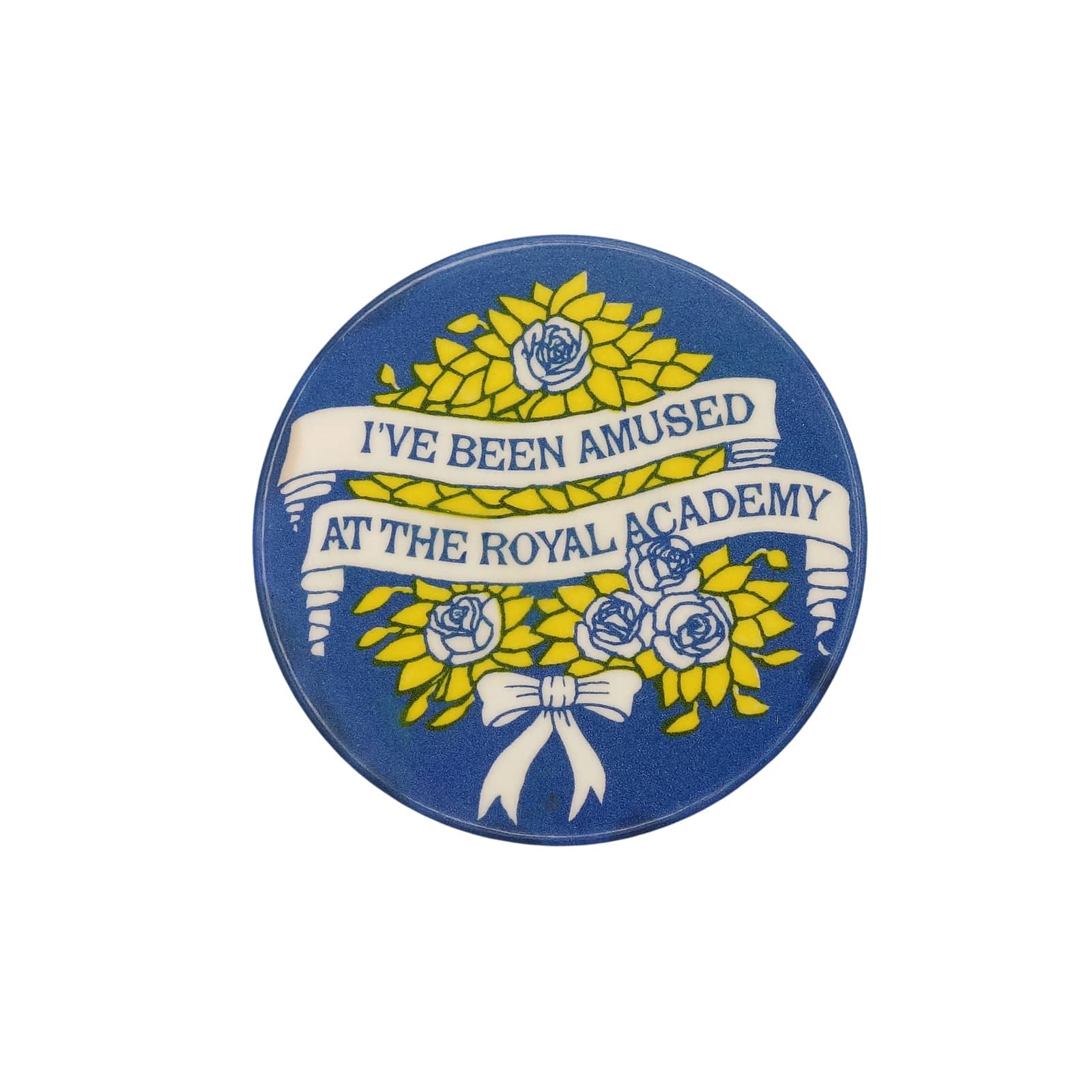 I'VE BEEN AMUSED AT THE ROYAL ACADEMY 缶バッジ バッチ
