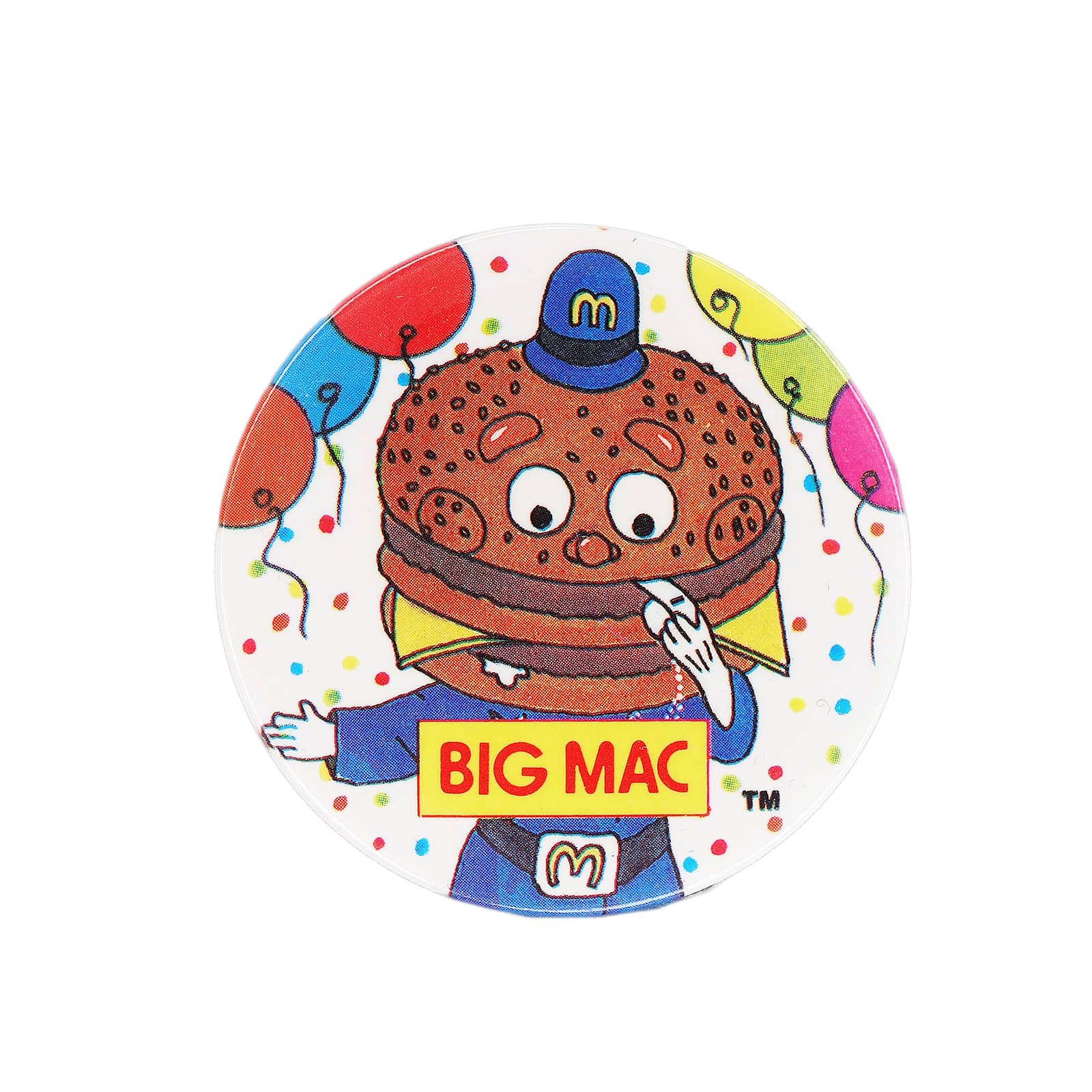 McDonald's ビッグマックポリス 缶バッジ BIG MAC マクドナルド ビンテージ レトロ