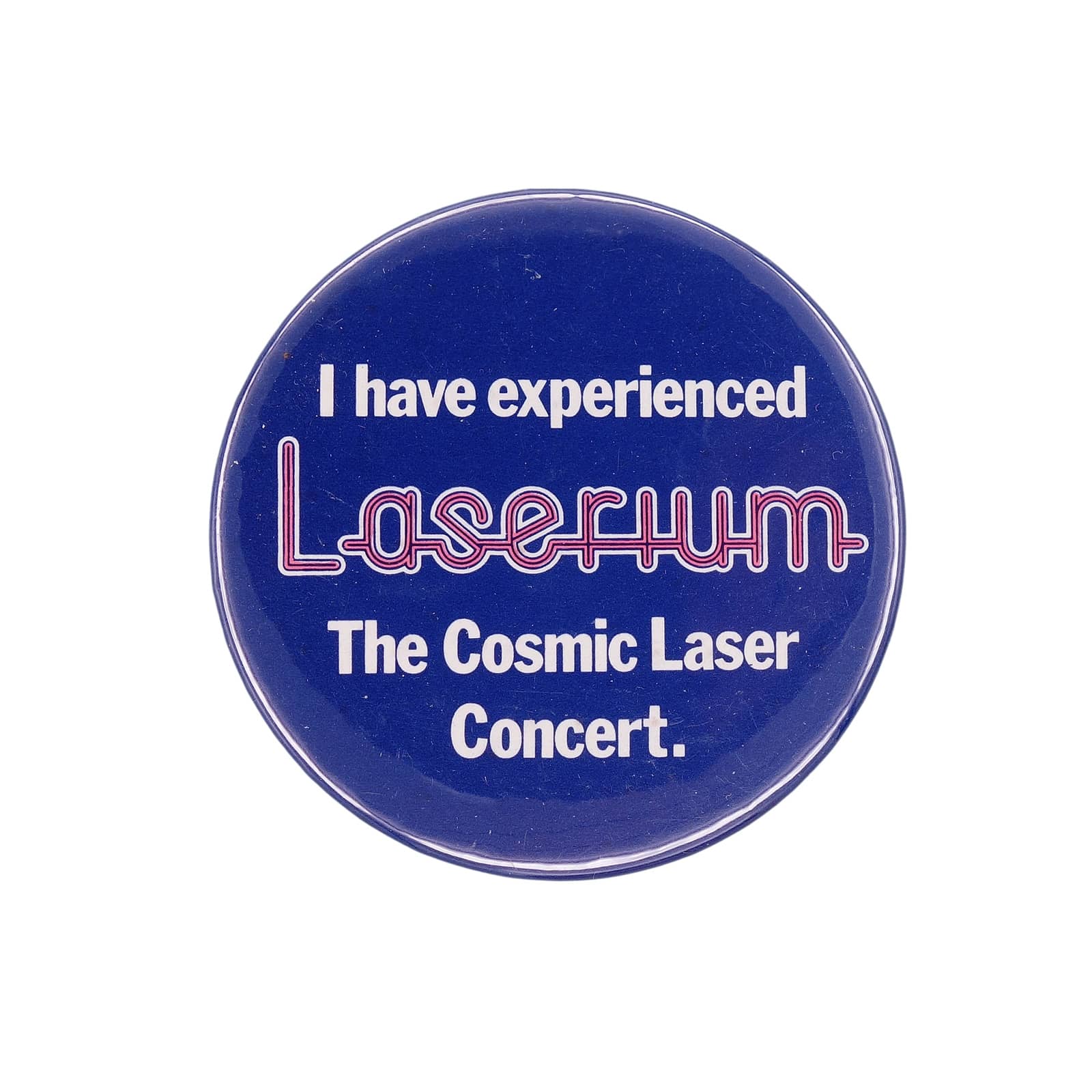 Laserium レザリアム The Cosmic Laser Concert 缶バッジ バッチ
