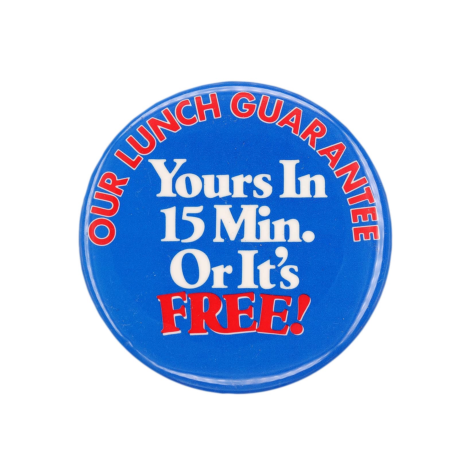 OUR LUNCH GUARANTEE 缶バッジ バッチ