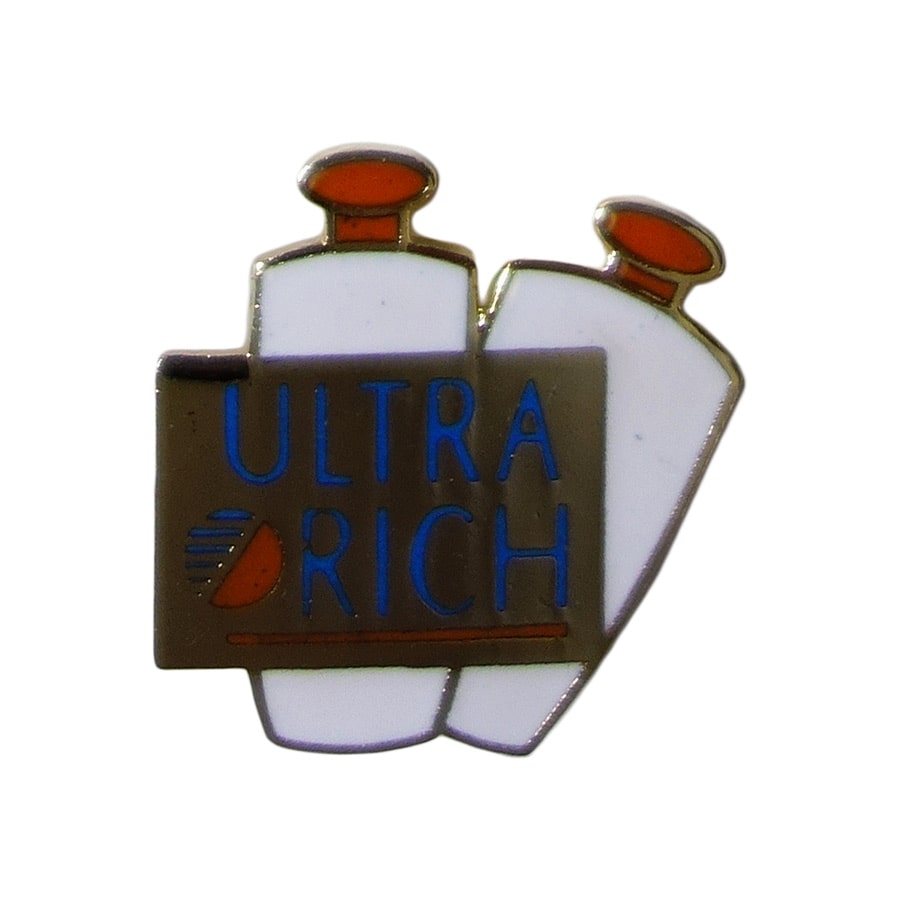 ピンズ 化粧品 ULTRA RICH 留め具付き ピンバッジ