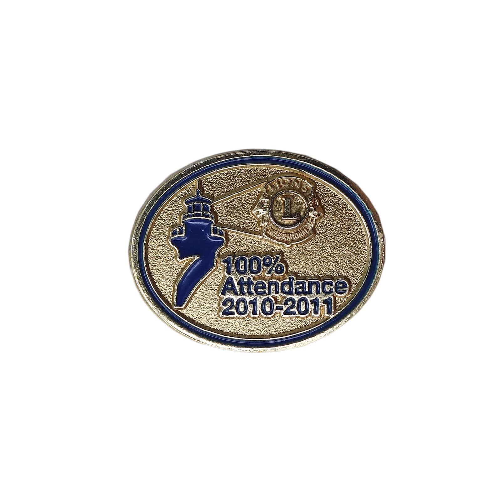 Lions Clubs ライオンズクラブ ピンズ 100% Attendance