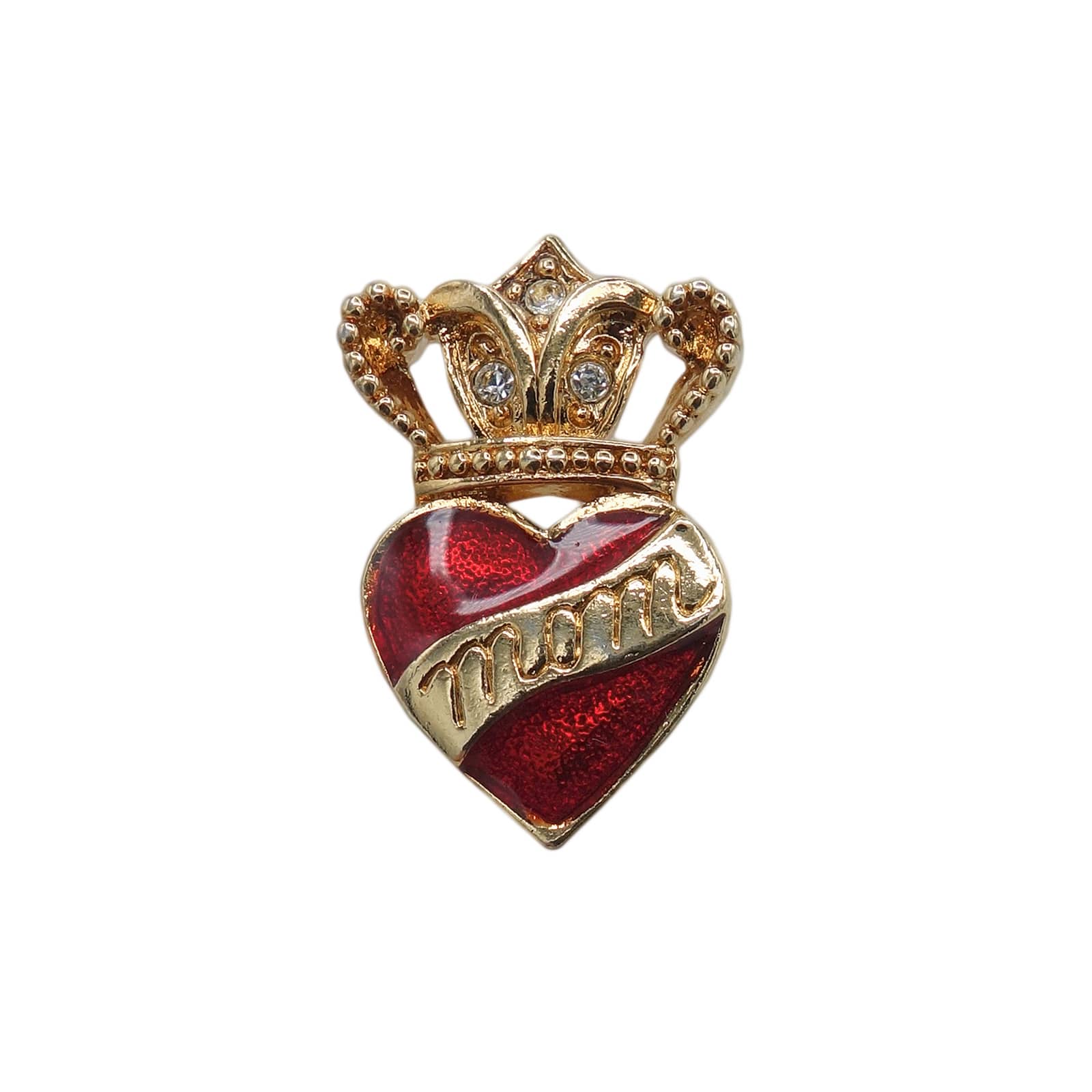 AVON 王冠 ハート mom ピンズ エイボン