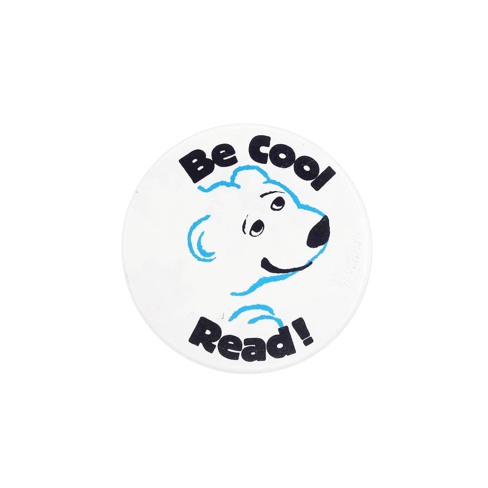 Be Cool Read! シロクマ 缶バッジ バッチ