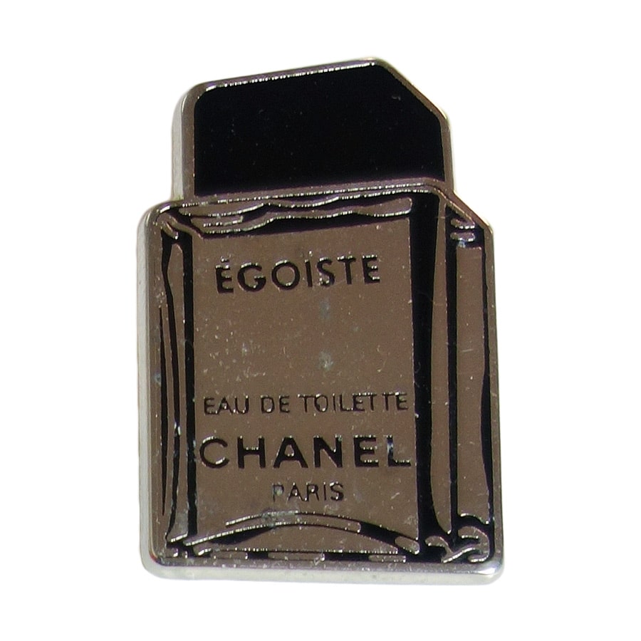 シャネル 香水 ボトル型 ピンズ chanel egoiste 銀色 フランス
