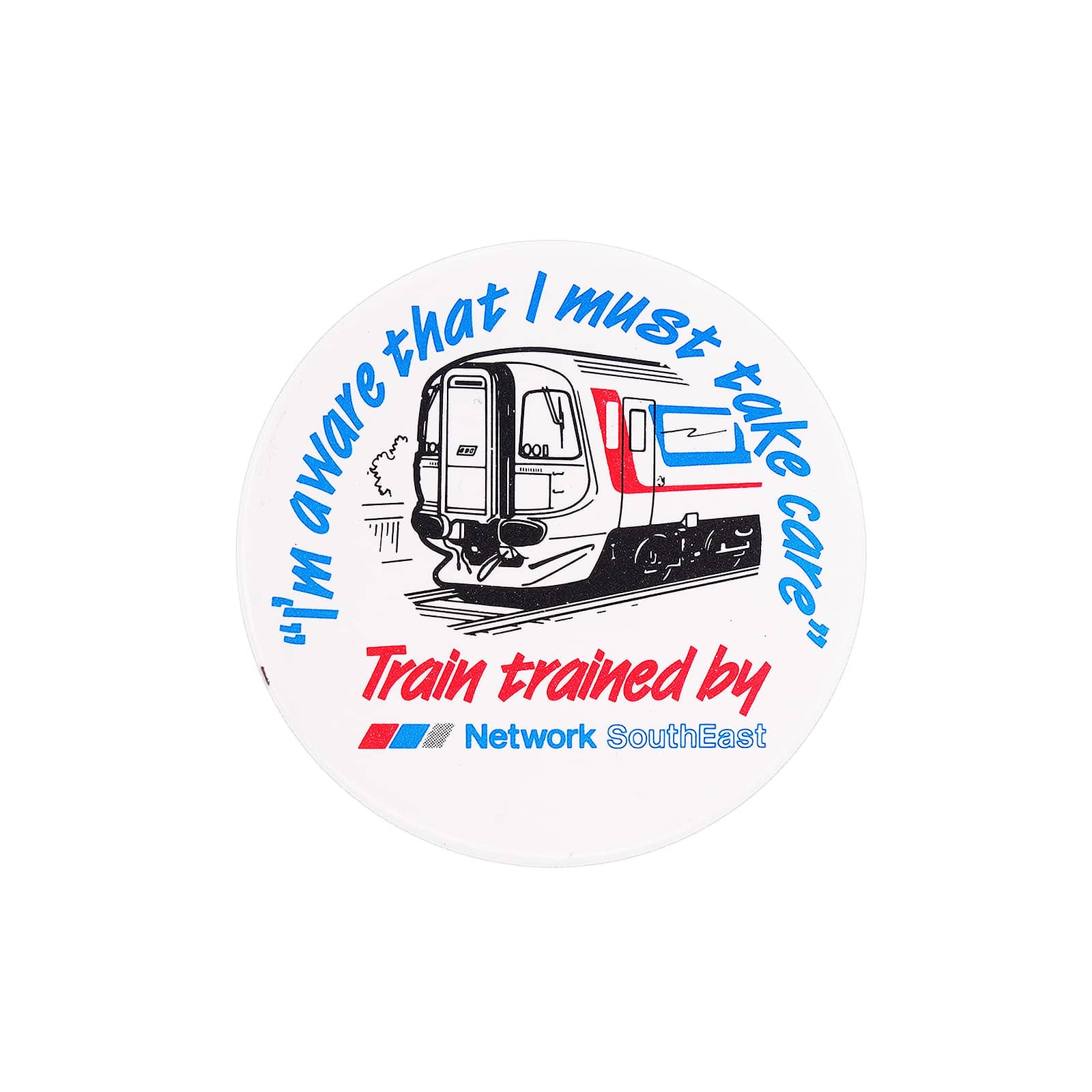 イギリス国鉄 Train trained by Network SouthEast 缶バッジ バッチ