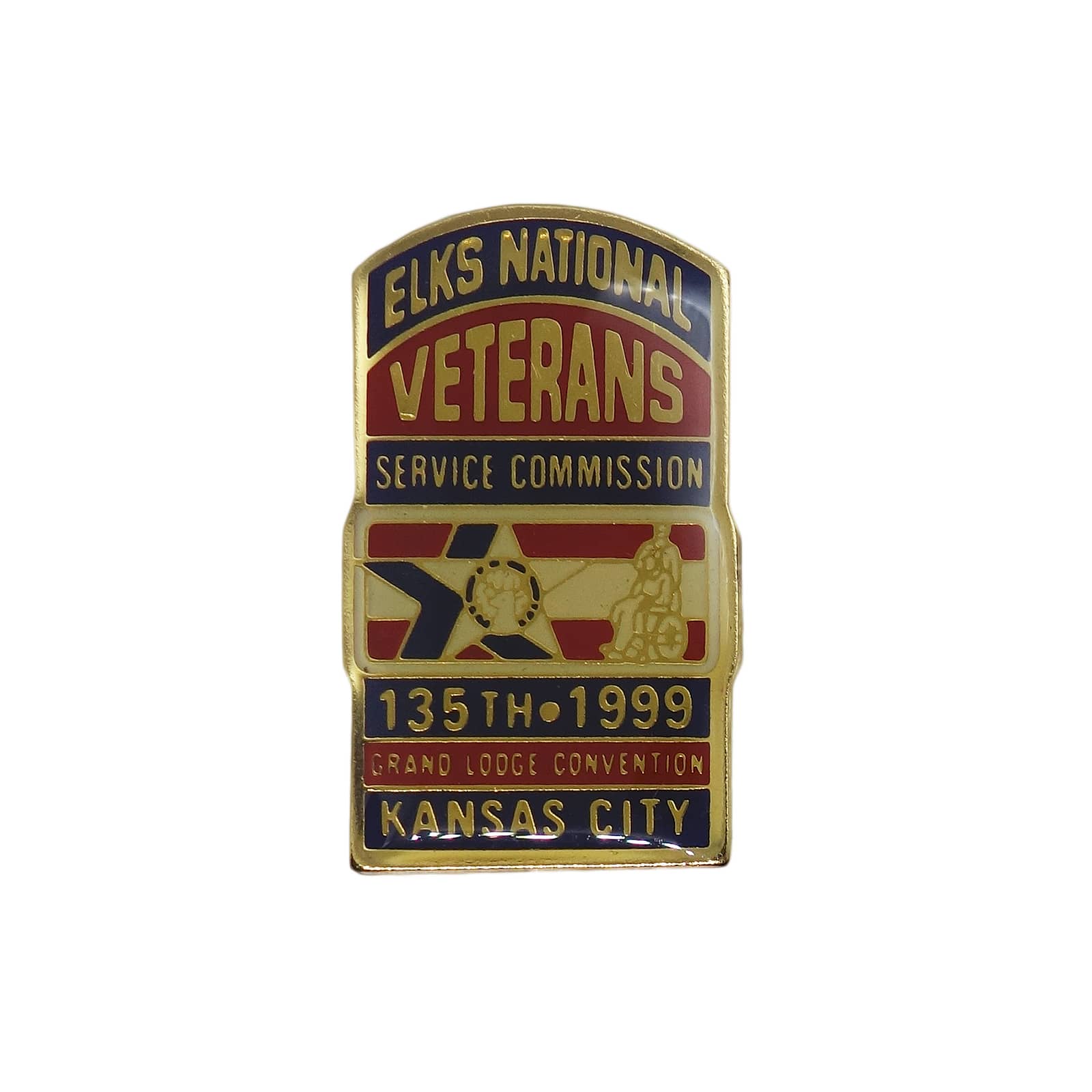 ELKS NATIONAL VETERANS SERVICE COMMISSIONエルクス ピンズ