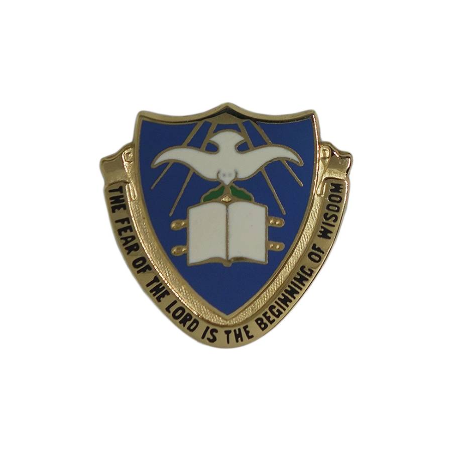 US Army Chaplain Center and School ピンズ 留め具付き