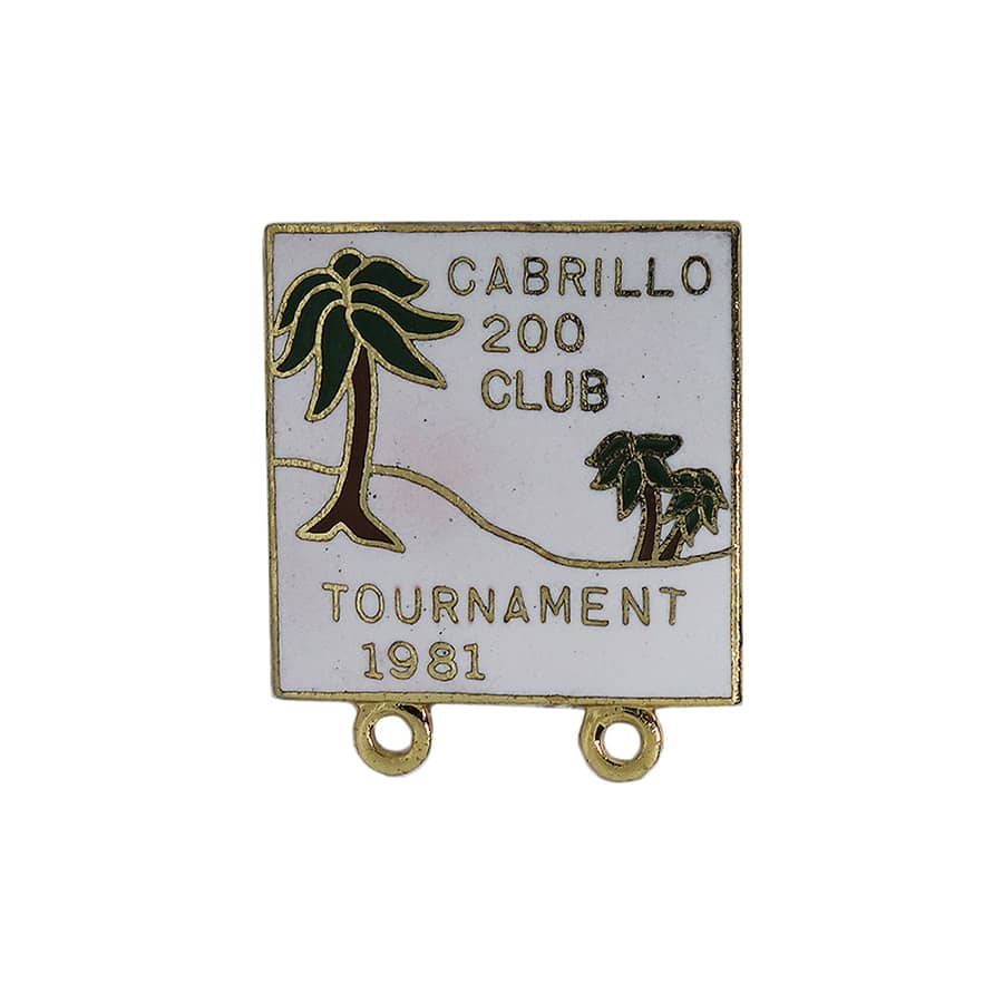 CABRILLO 200 CLUB ボウリング ピンズ TOURNAMENT 1981 留め具付き