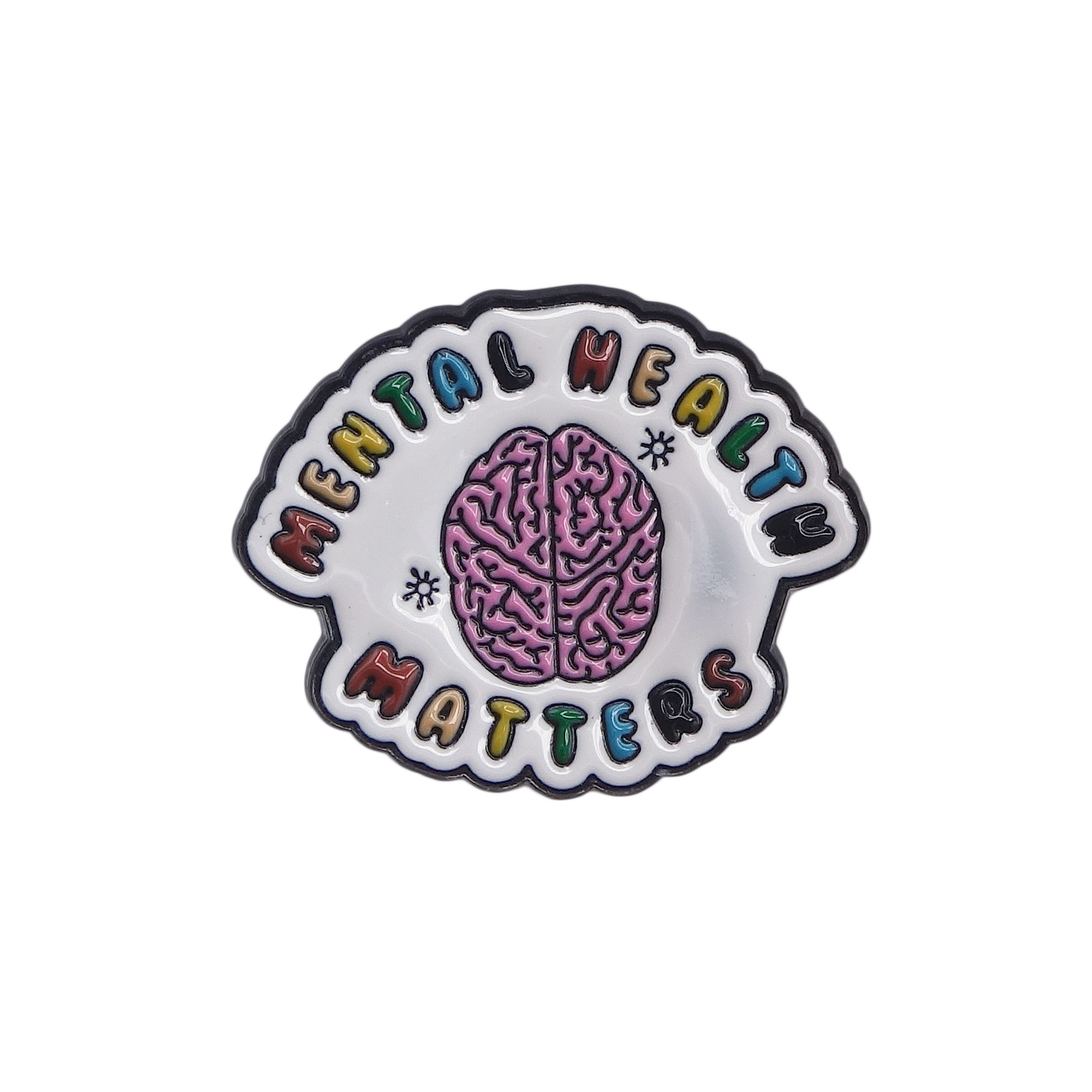 MENTAL HEALTH MATTERS 脳 ピンズ メンタルヘルス