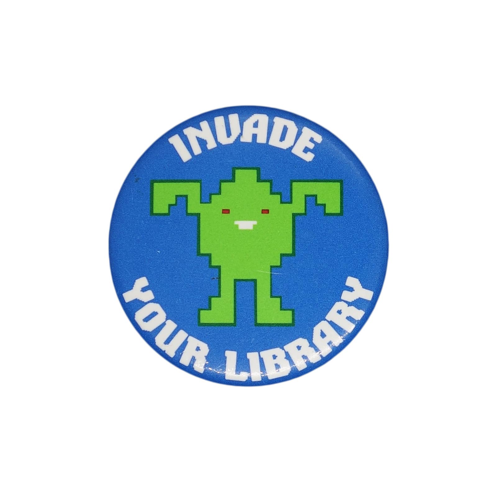 INVADE YOUR LIBRARY 缶バッジ バッチ