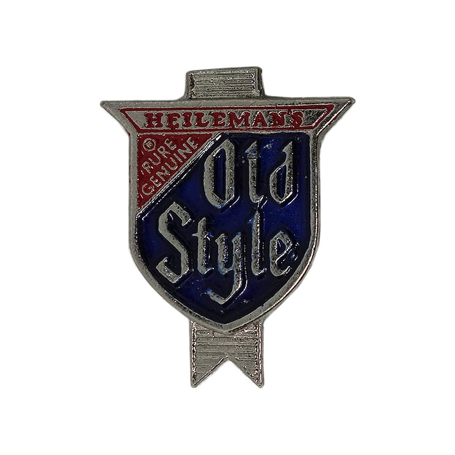 HEILEMANS Old Style ビール ピンズ お酒 ハイルマン ロゴ 留め具付き