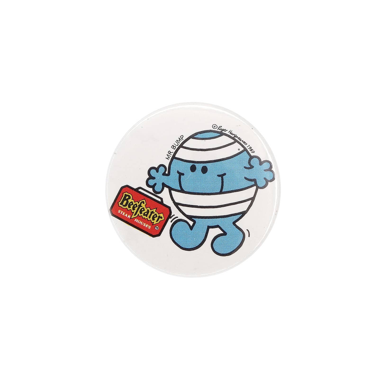 Beefeater 缶バッジ バッチ MR. BUMP 1989