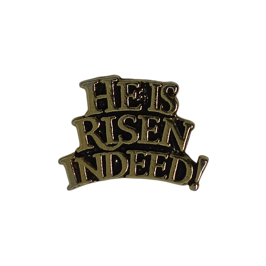 HE IS RISEN INDEED! ピンズ 留め具付き