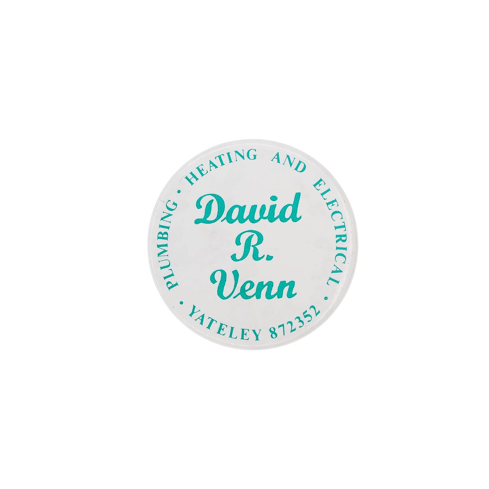 David R. Venn 缶バッジ