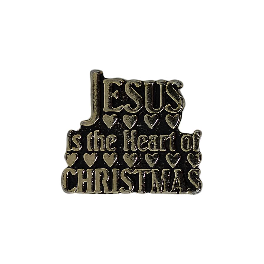 JESUS is the Heart of CHRISTMAS ピンズ 留め具付き