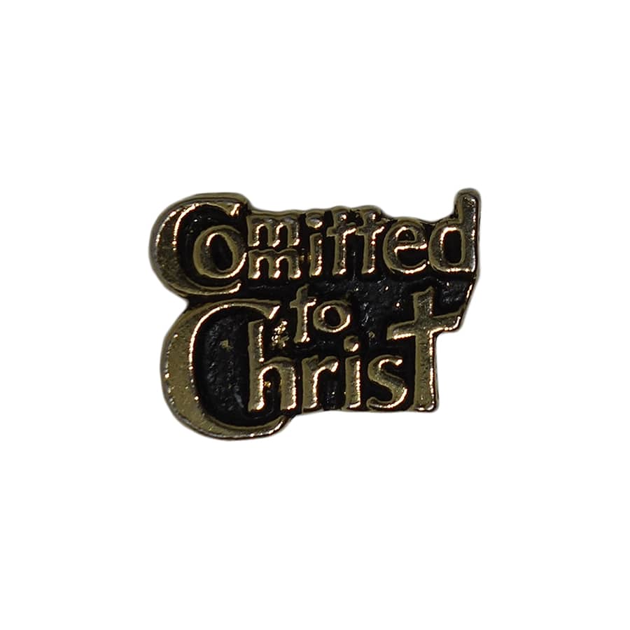 Committed to Christ ピンズ 留め具付き