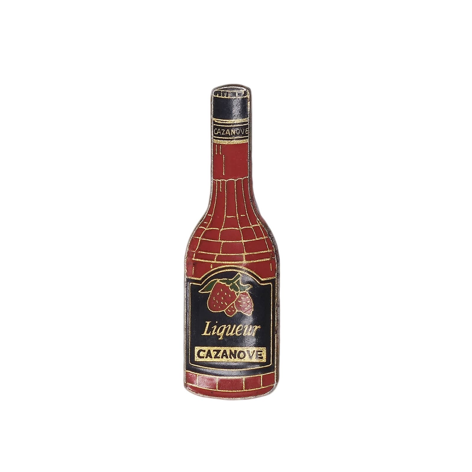 CAZANOVE ストロベリー リキュール ボトル型 ピンズ お酒