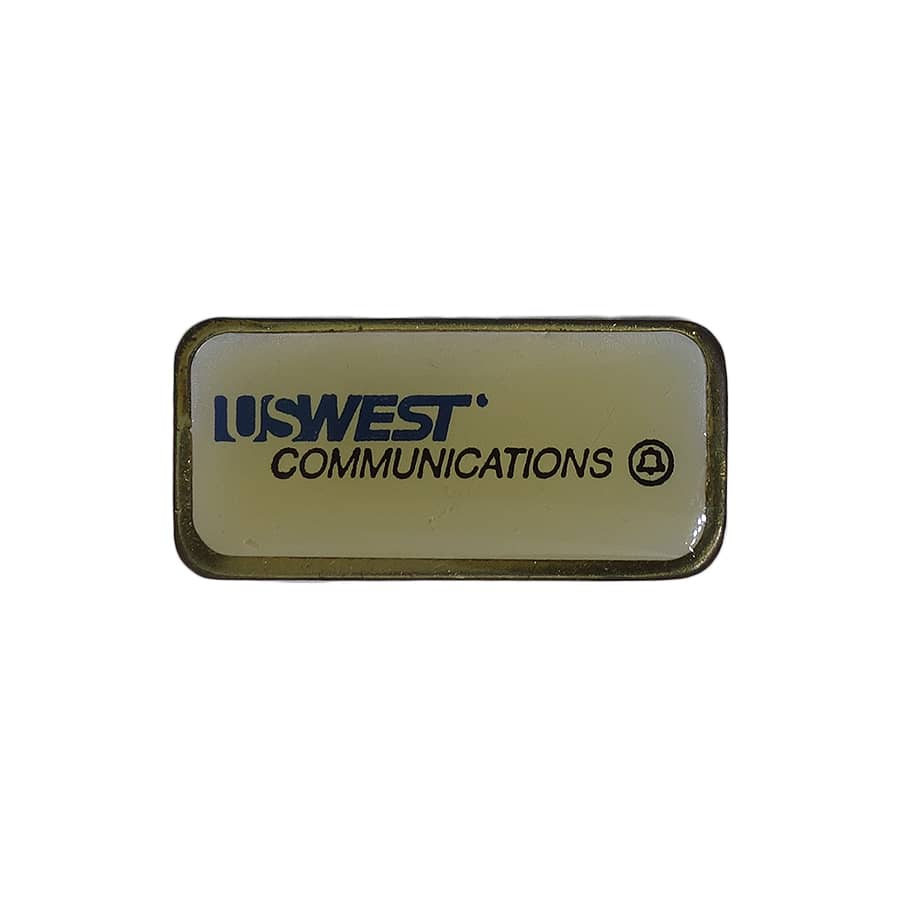 US WEST COMMUNICATIONS ピンズ 留め具付き