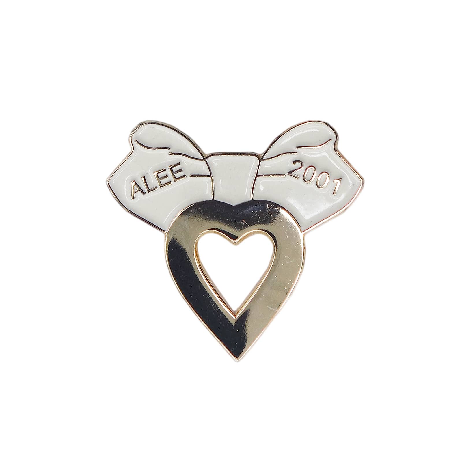 ALEE 2001 ハート リボン ピンズ