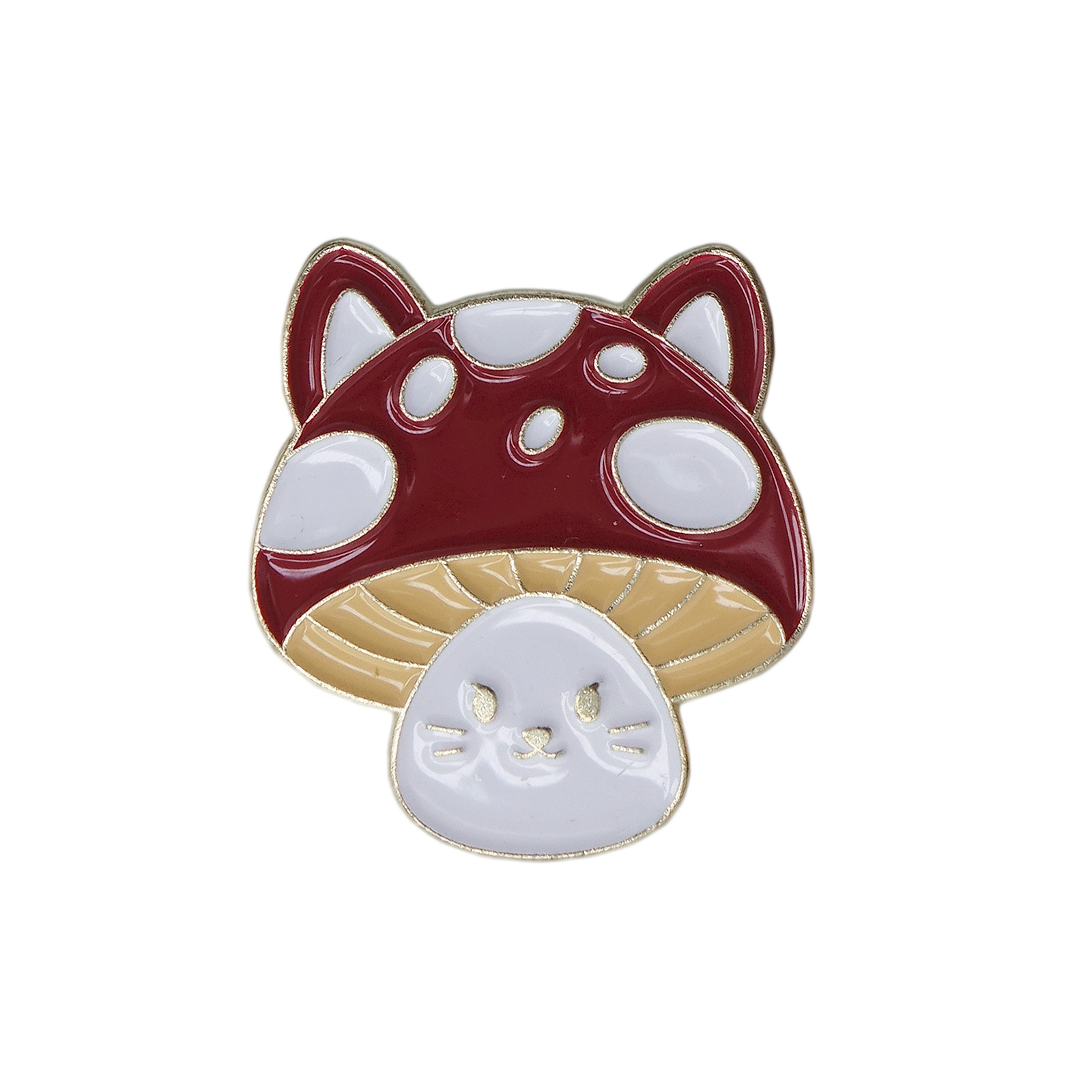 猫キノコ ピンズ