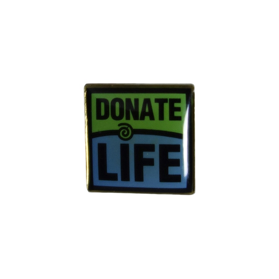 ピンズ 慈善団体 Donate Life America ロゴ 留め具付き ピンバッジ