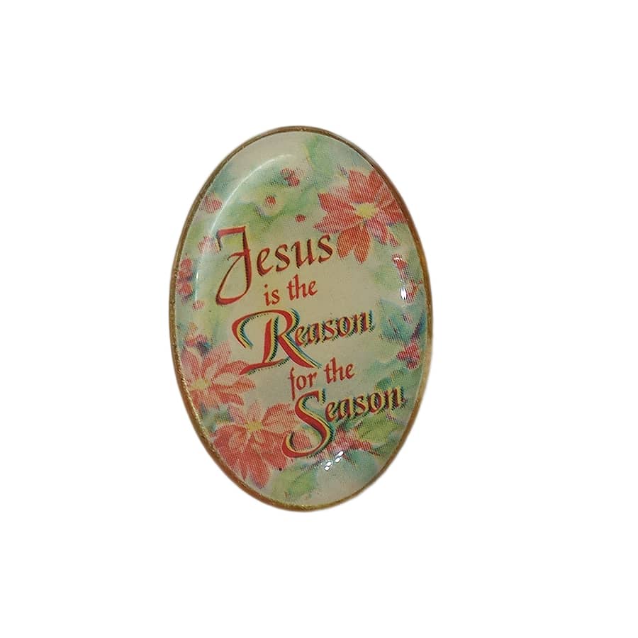 Jesus is the Reason for the Season ピンズ キリスト 留め具付き