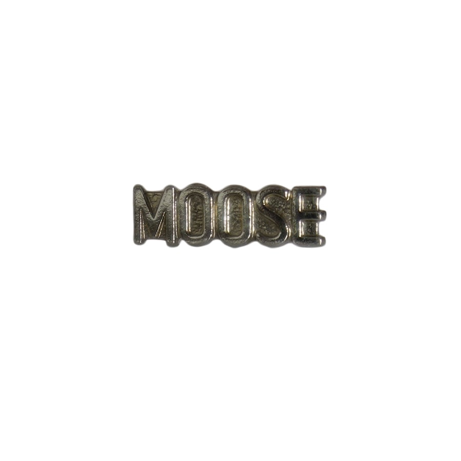 ピンズ MOOSE 留め具付き 文字 USA