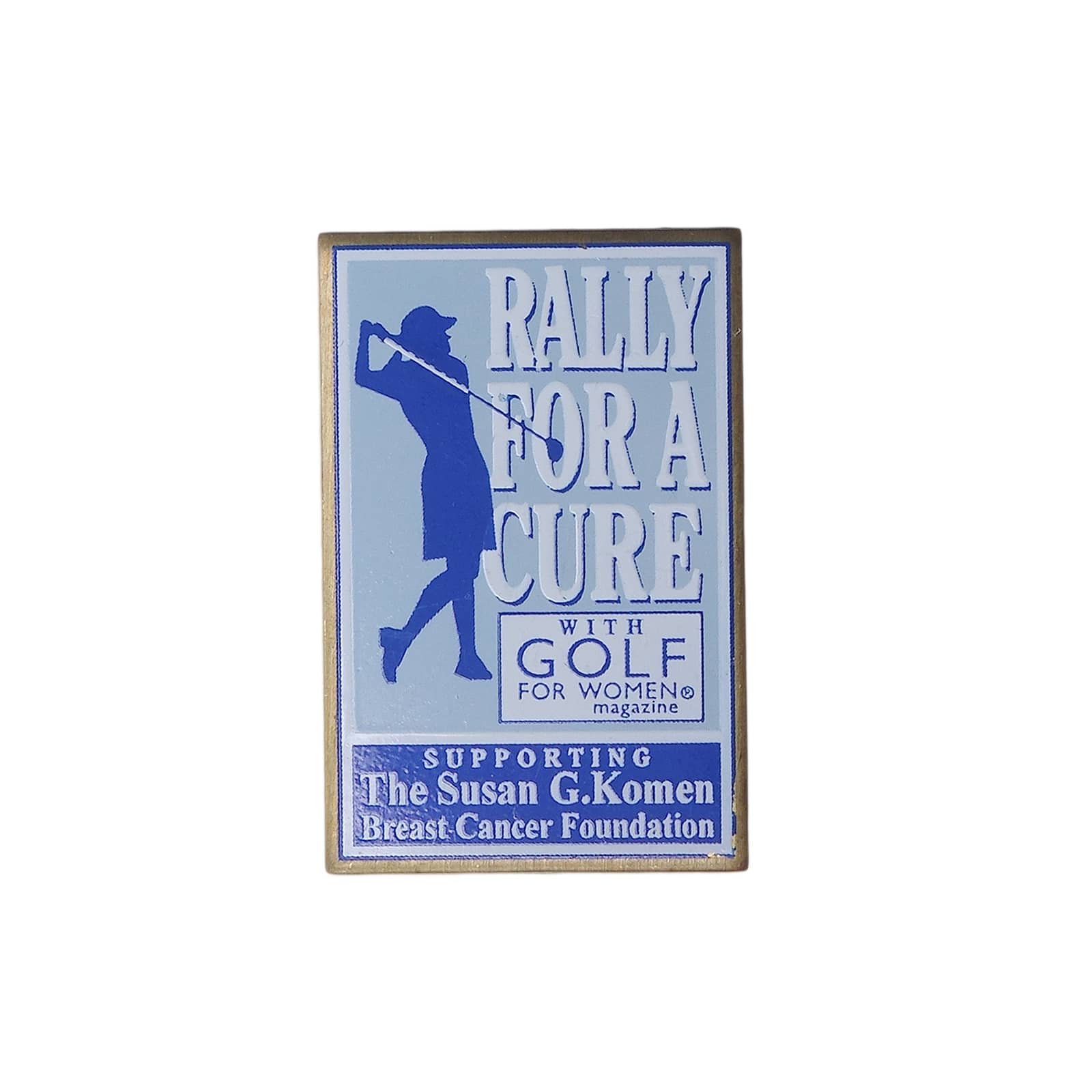 RALLY FOR A CURE WITH GOLF FOR WOMEN ピンズ