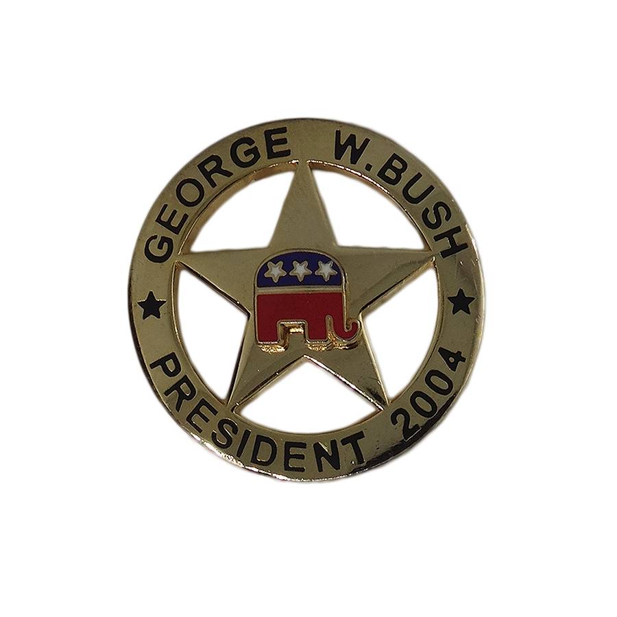 大統領 ジョージ・W. ブッシュ ピンズ 共和党 留め具付き