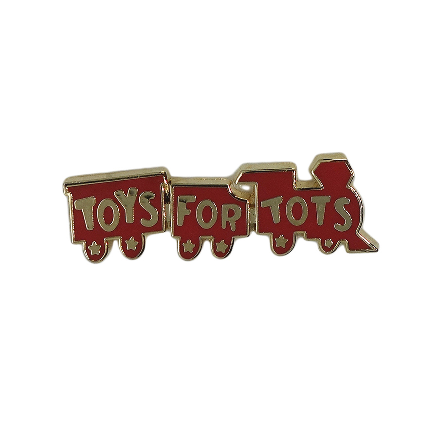 TOYS FOR TOTS 機関車 ピンズ ボランティア 列車 留め具付き