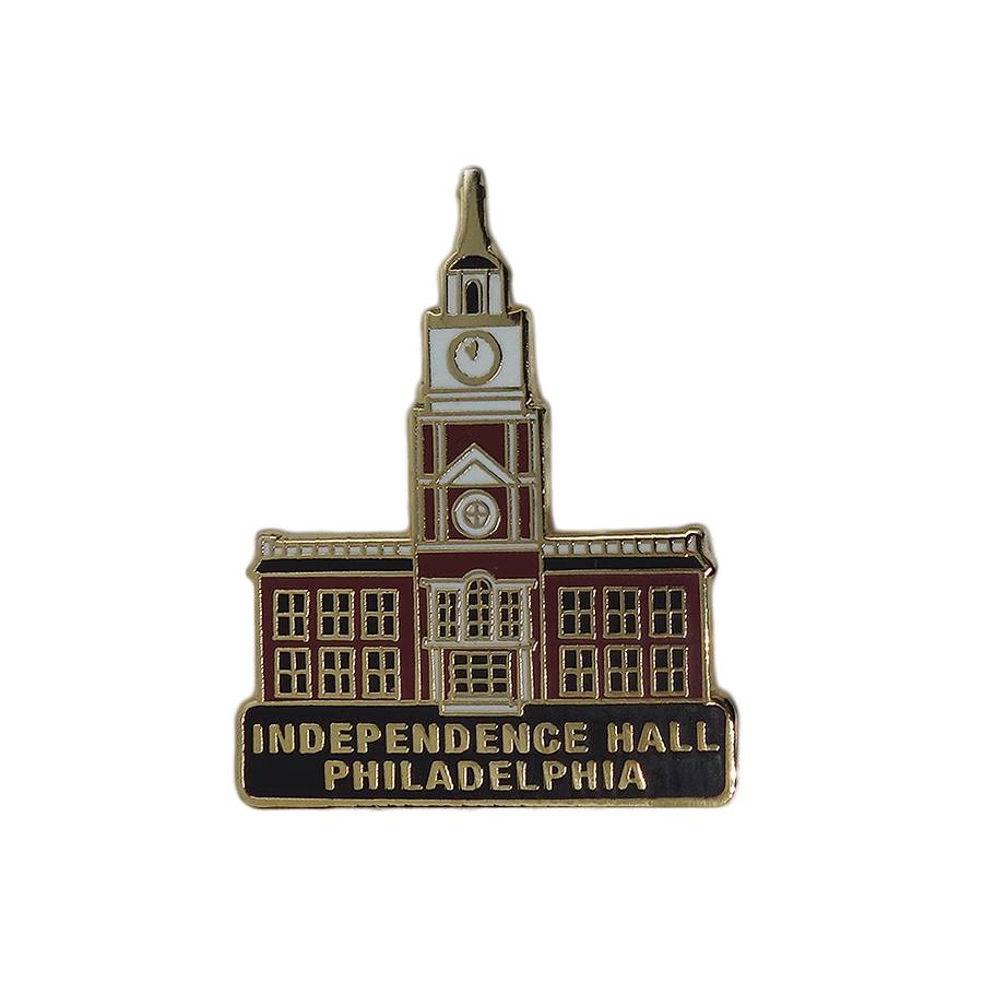 INDEPENDENCE HALL ピンズ 独立記念館 フィラデルフィア 留め具付き