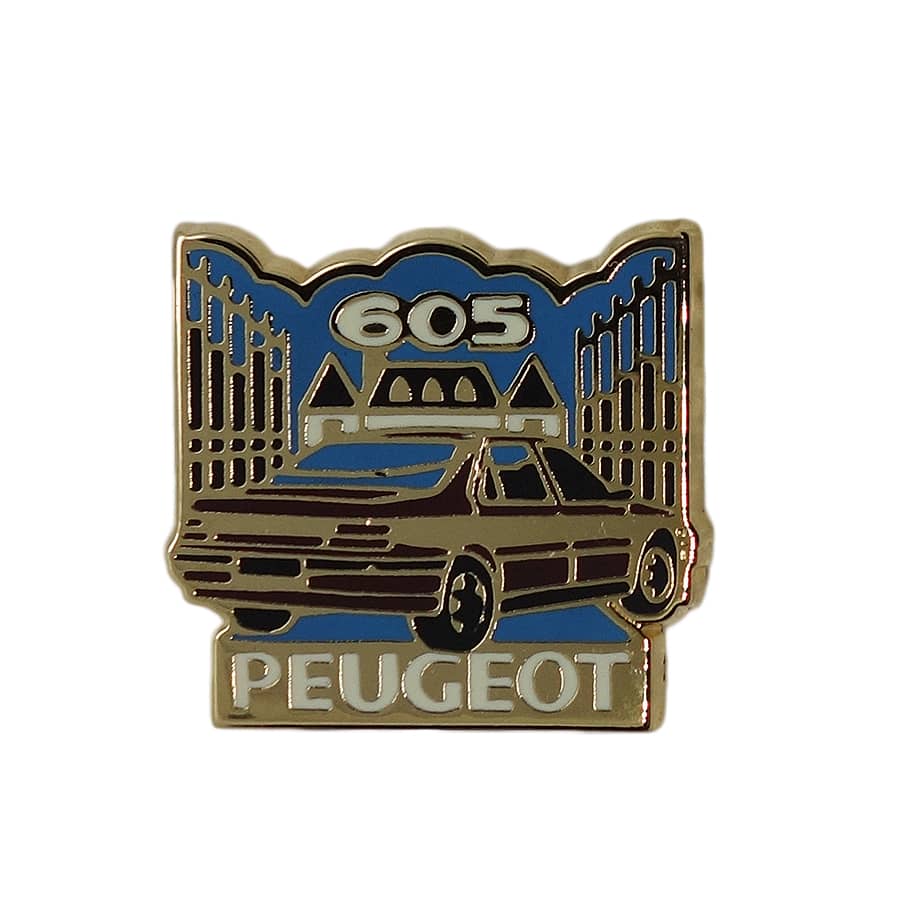 PEUGEOT 605 ピンズ 自動車 プジョー HELIUM PARIS 留め具付き