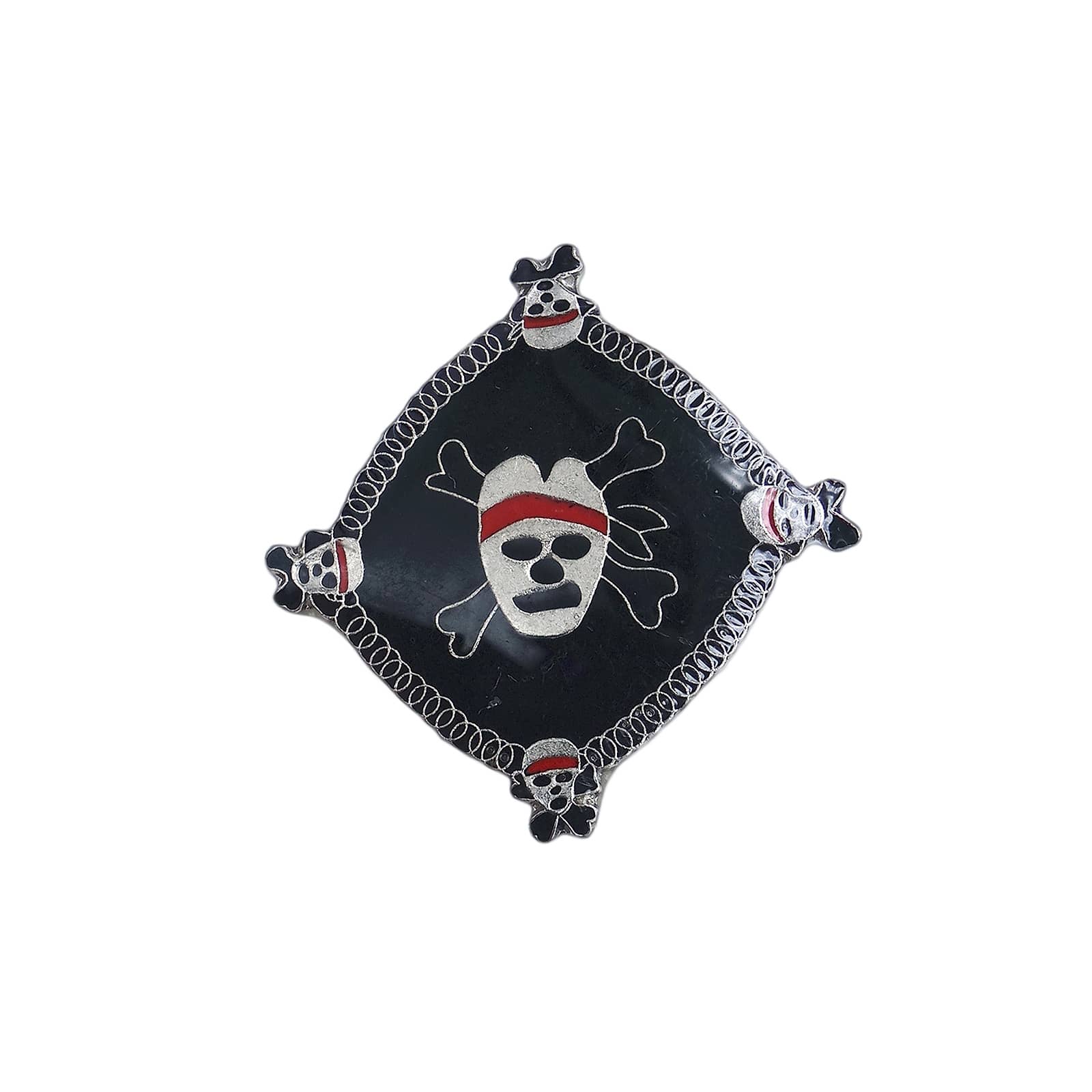 スカル クロスボーン バイカー ピンズ PWII