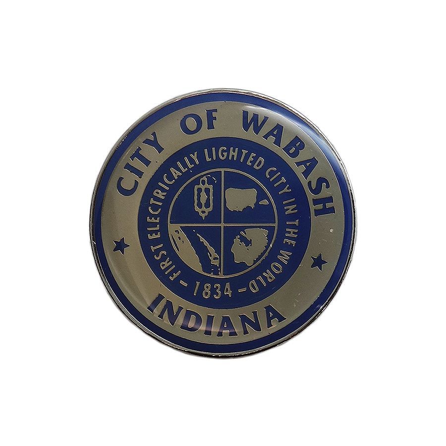 CITY OF WABASH ピンズ インディアナ州 ウォバッシュ 都市 留め具付き