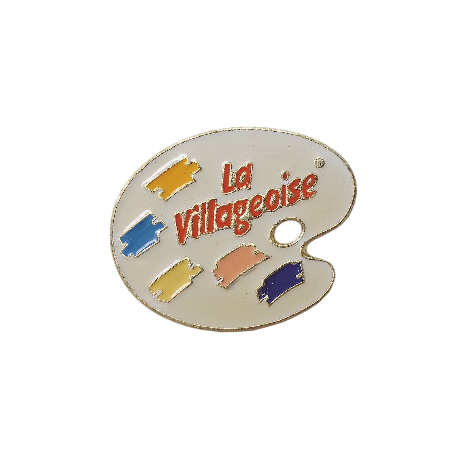 La Villageoise ワイン パレット型 ピンズ 酒