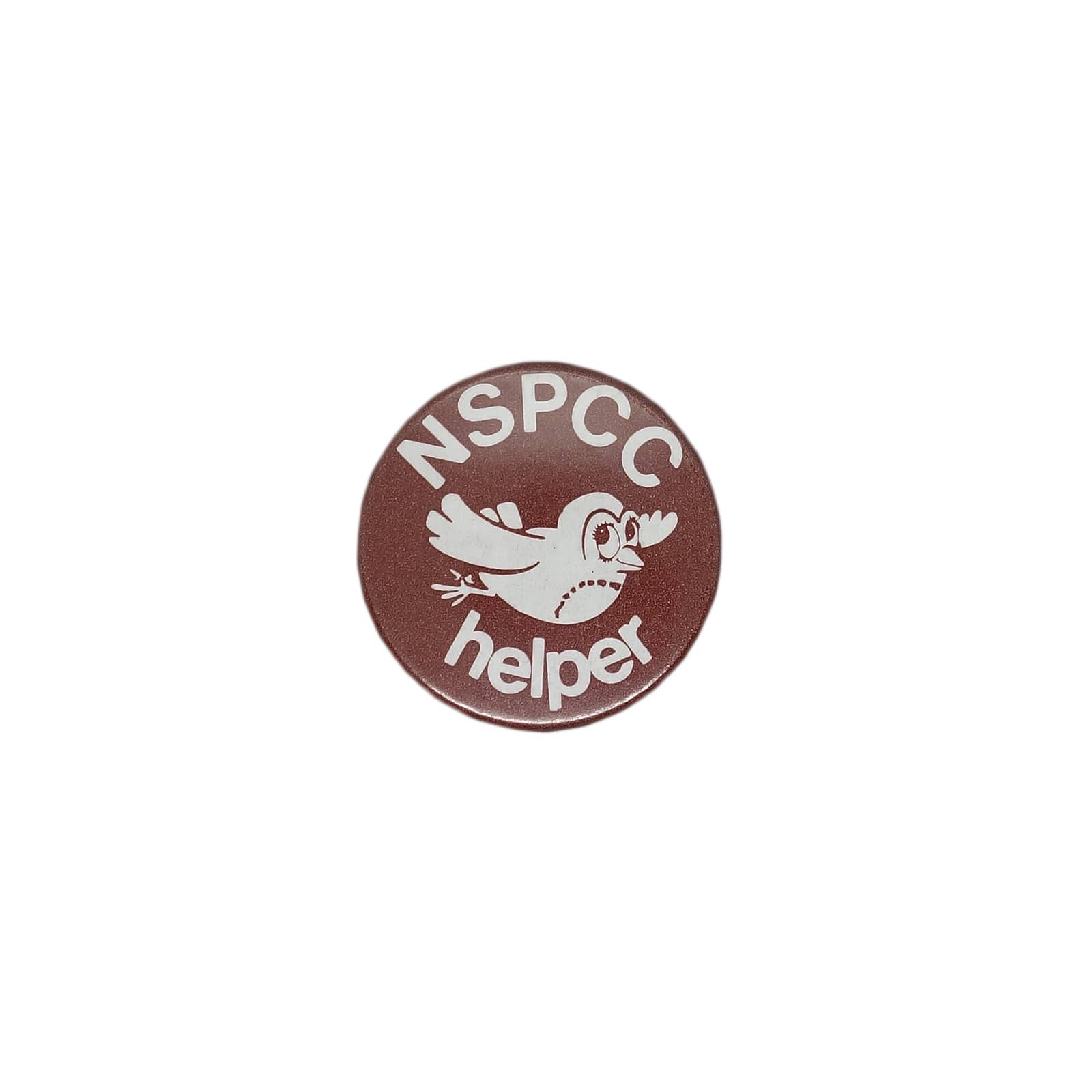 NSPCC helper 缶バッジ バッチ 鳥　 全英児童虐待防止協会