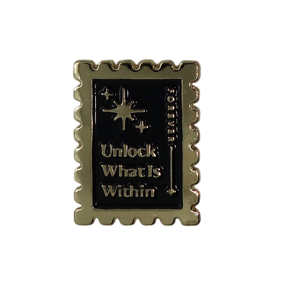 Unlock What Is Within ピンズ 留め具付き