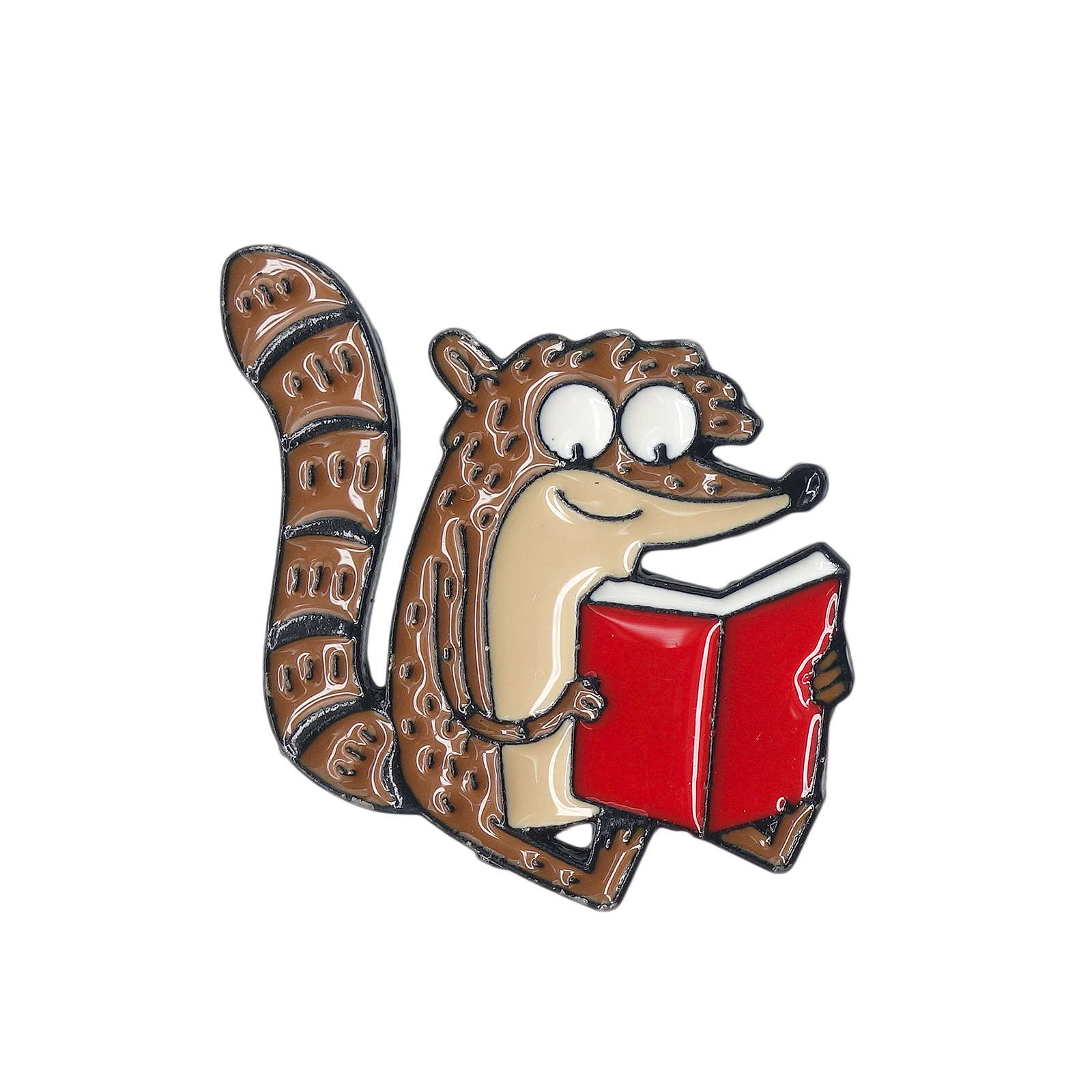 レギュラーSHOW 本を読むリグビー ピンズ アライグマ