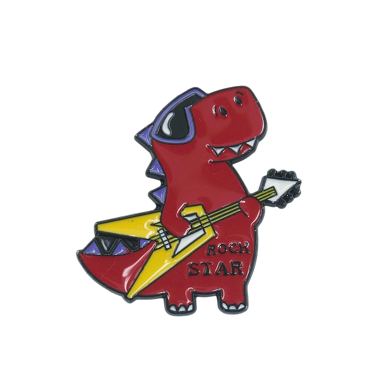 ROCK STAR ギターを弾く恐竜 ピンズ