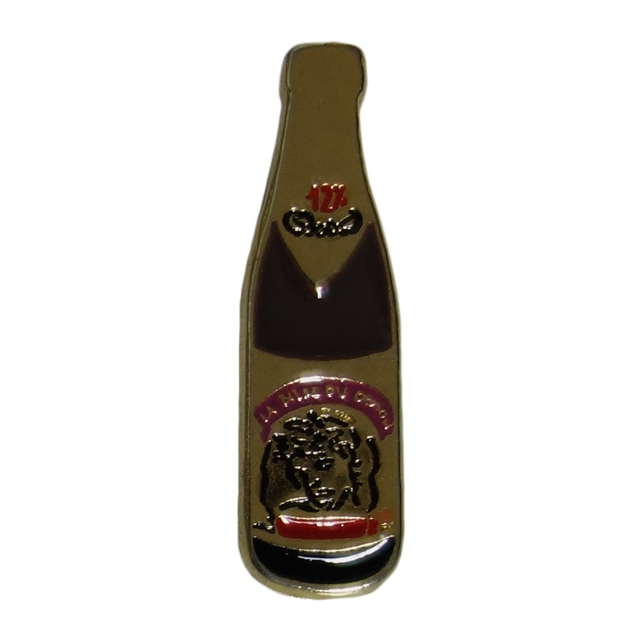 La Biere du Demon ピンズ お酒 フランス ビール 瓶 ボトル型 留め具付き