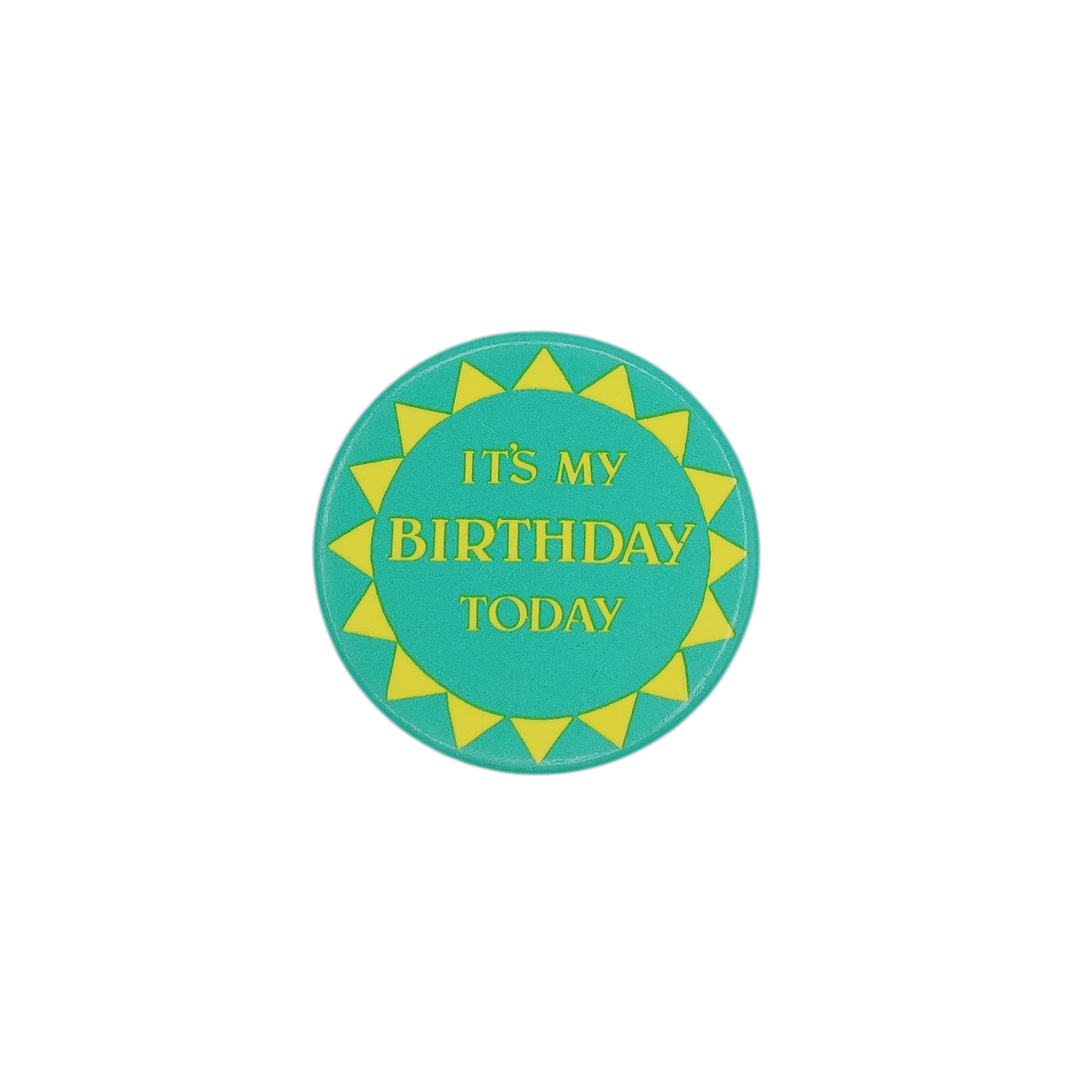 IT'S MY BIRTHDAY TODAY 缶バッジ バッチ 誕生日
