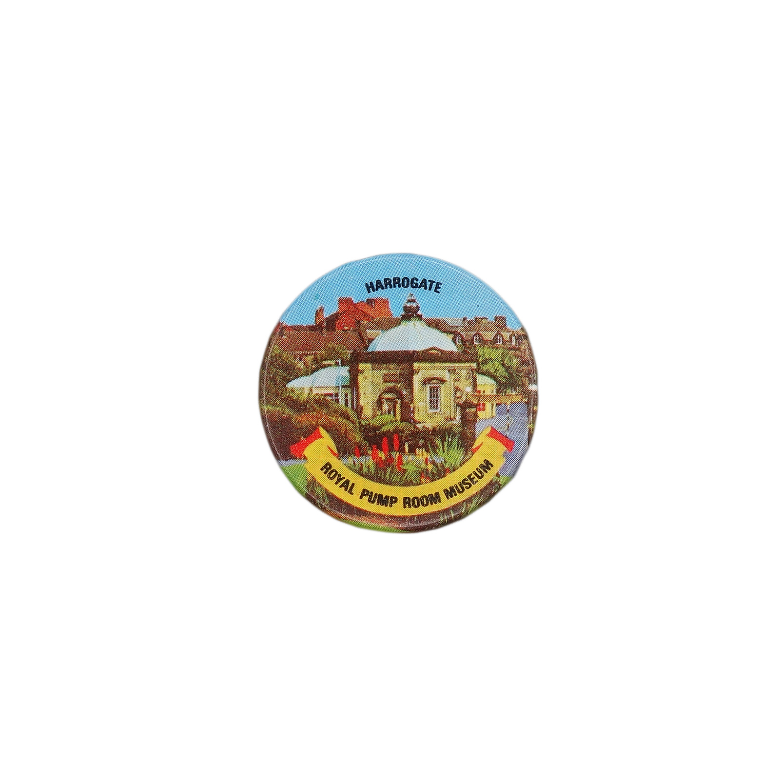 ロイヤル・パンプルーム博物館 缶バッジ ビンテージ バッチ AMALCO